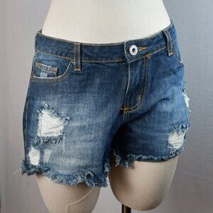 Pool Jeans Brand Distressed  Denim Shorts Size 42 (US 10)